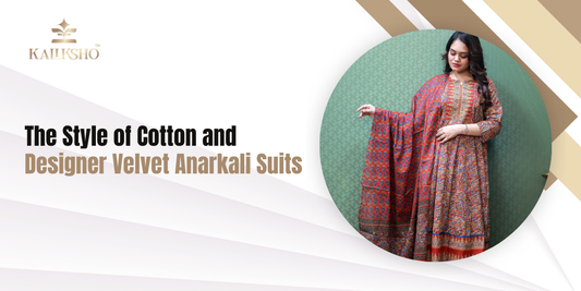 Designer Velvet Anarkali suit