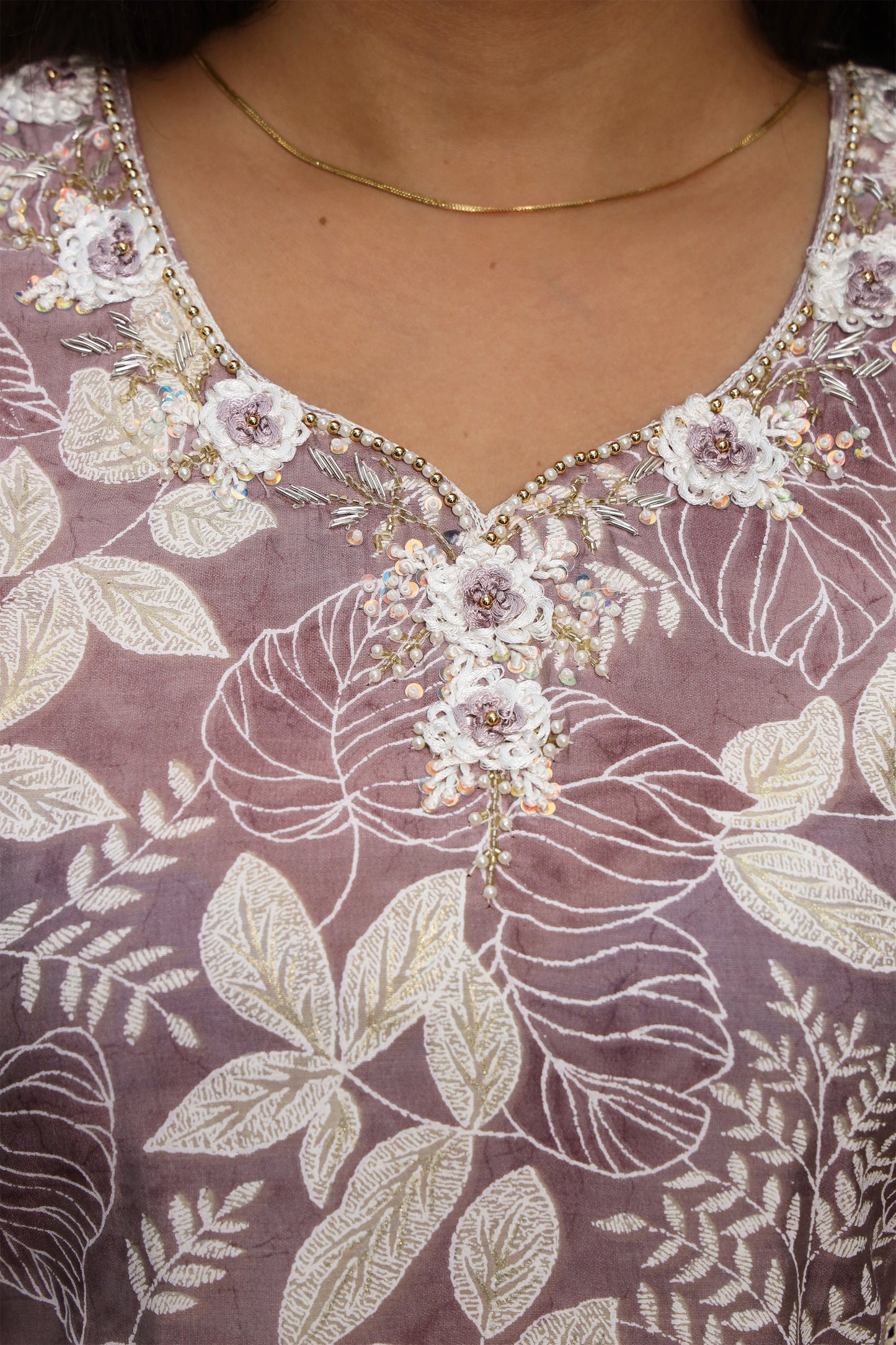 Muslin Silk Kurta Set #1521