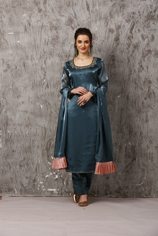 Jimmy Choo Designer Suit Set with Zardozie Handwork