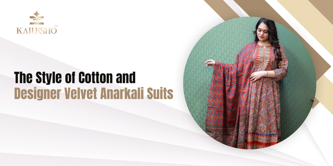 Designer Velvet Anarkali suit