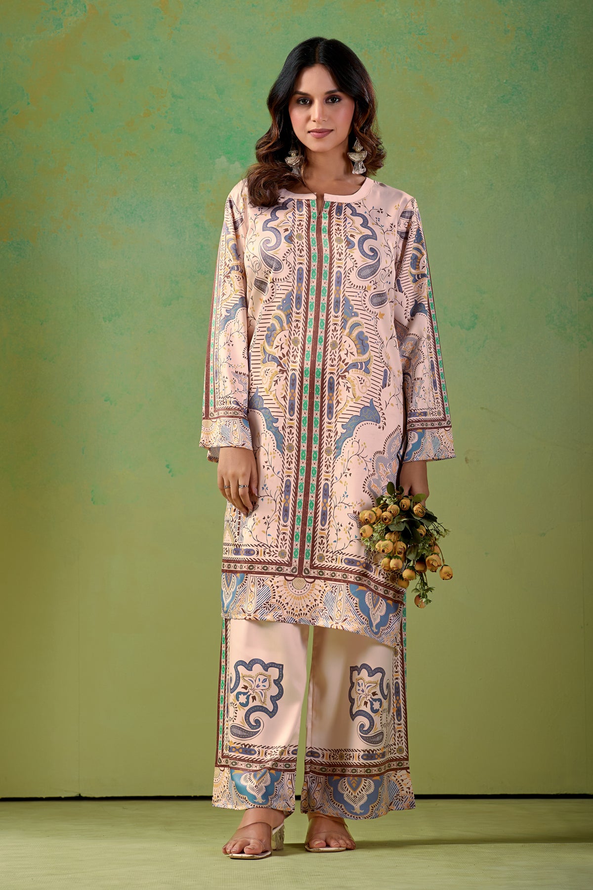 Blush Beige Turkish  Co - Ord Set #1941