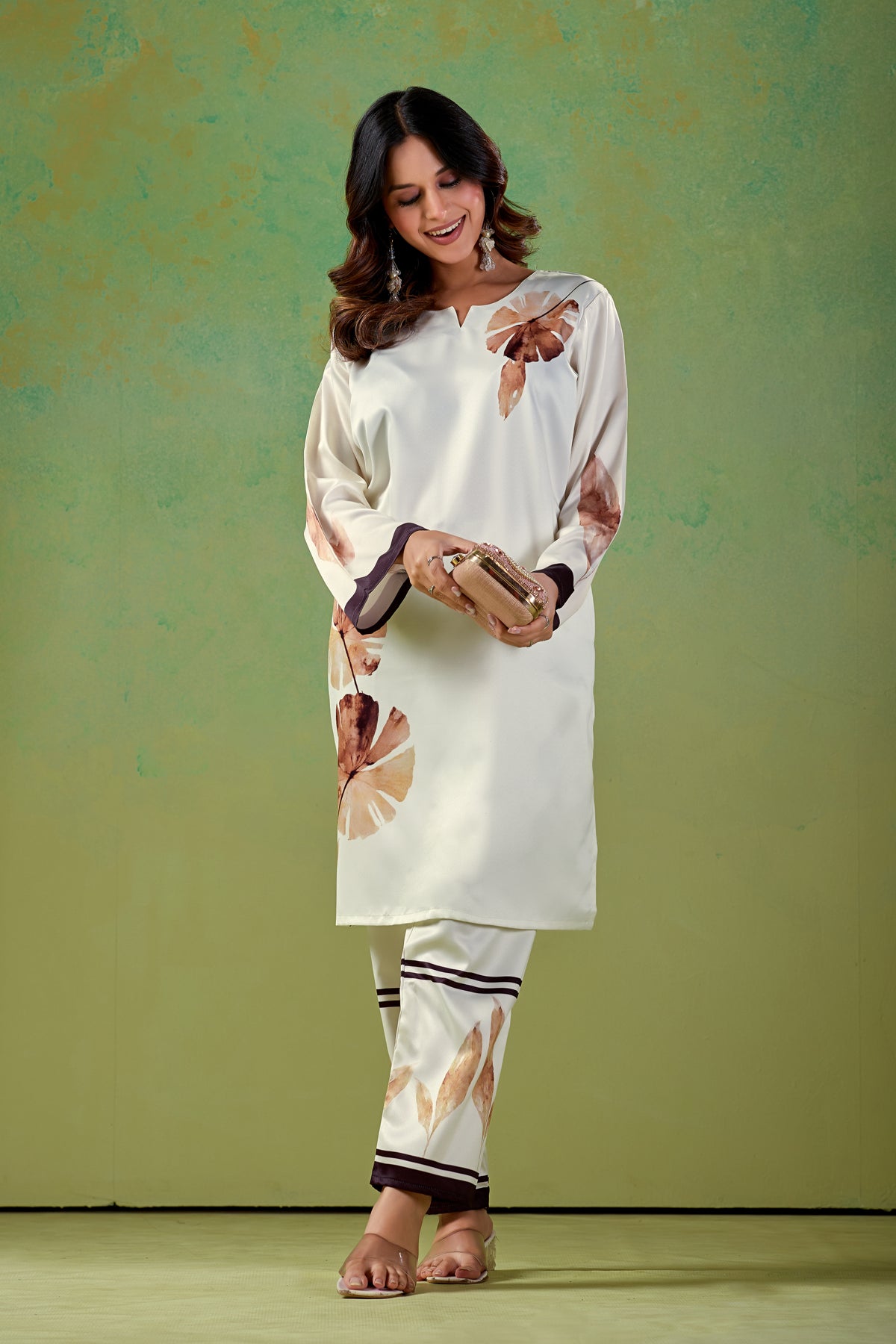 Turkish White Co-ord Set #1937