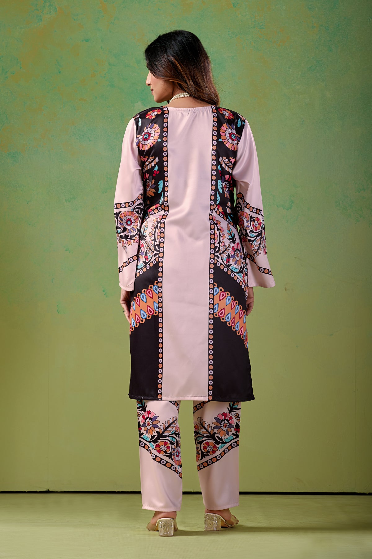 Dusty Blush Pink Turkish  Co - Ord Set #1942