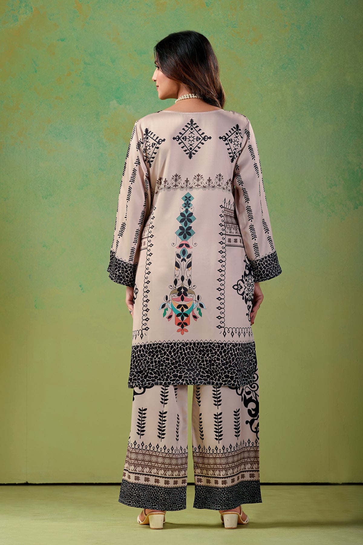 Soft Beige Turkish  Co - Ord Set #1936