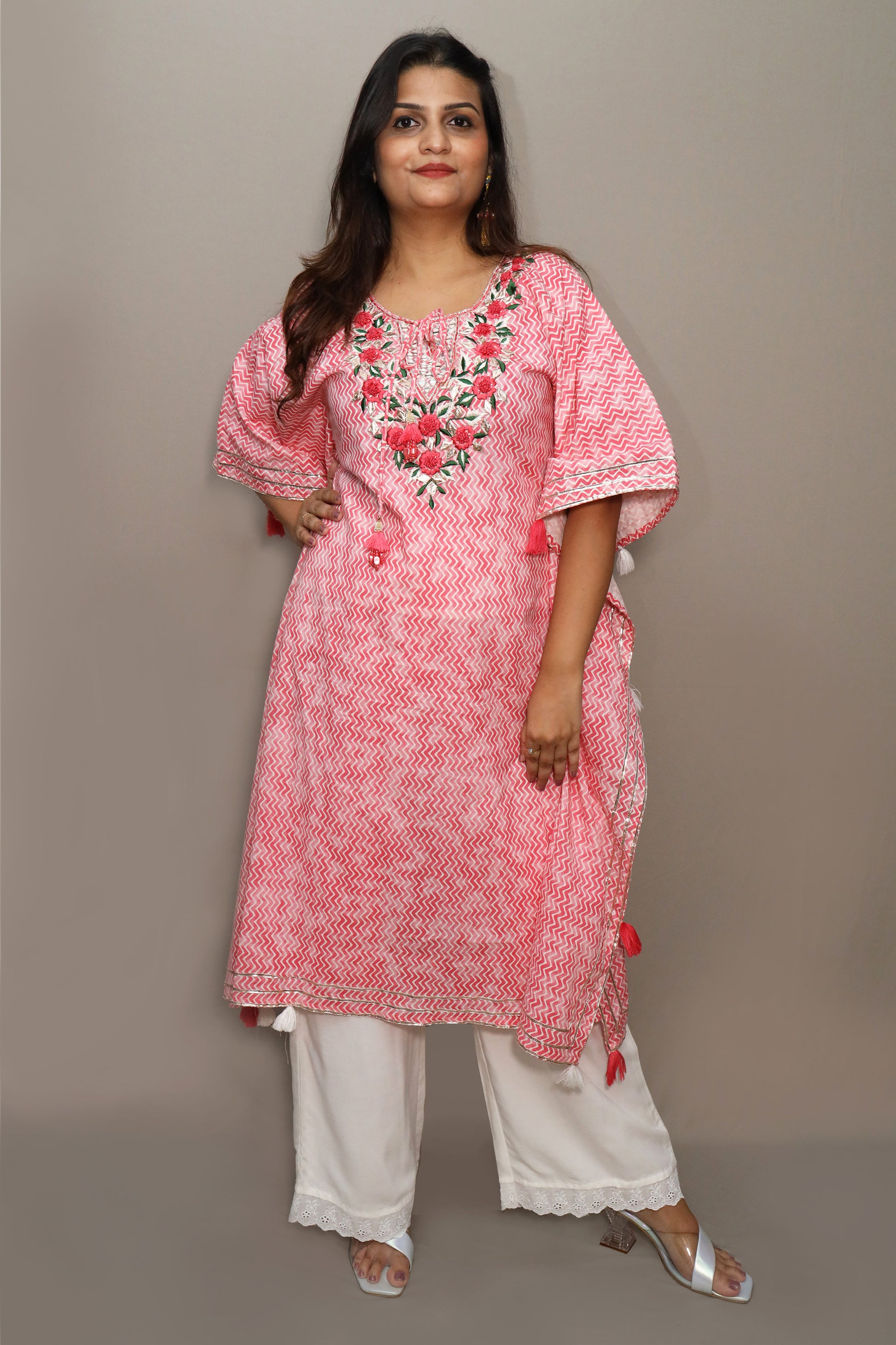 Pink Kaftan Set 