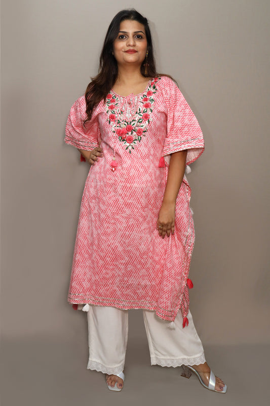 Pink Kaftan Set 