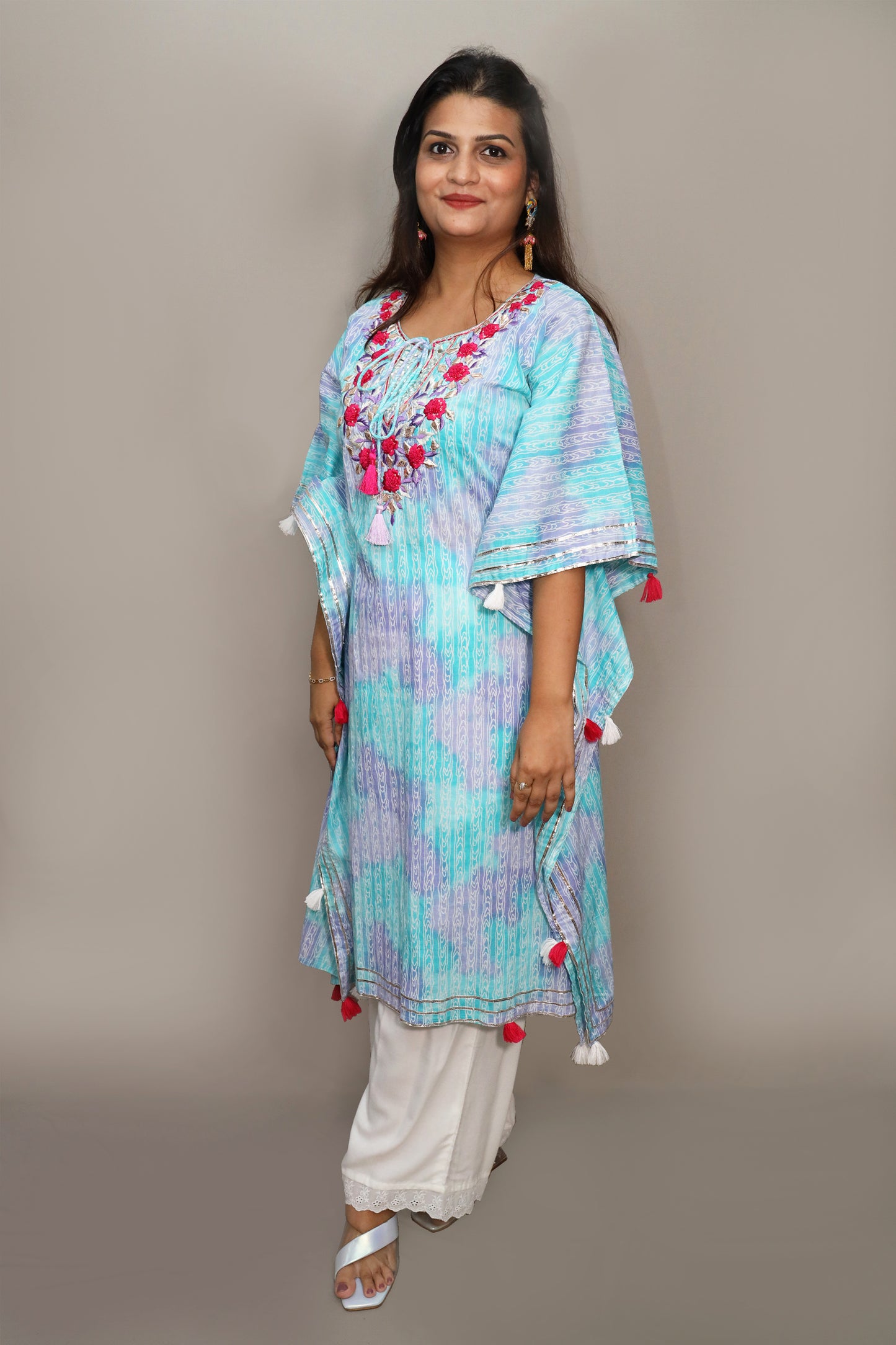 Skyblue Gotta Work Kaftan Set #1520