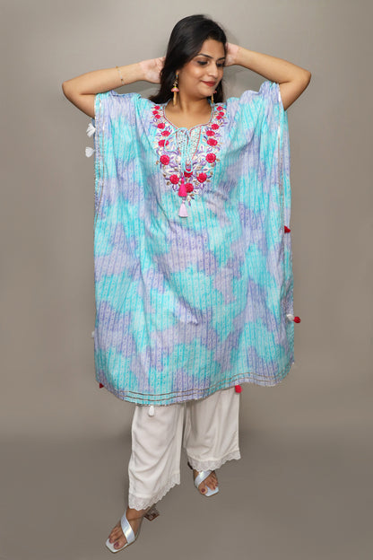 Skyblue Gotta Work Kaftan Set #1520
