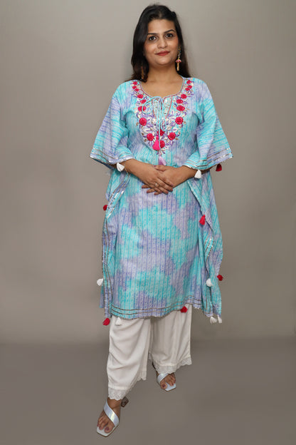 Skyblue Gotta Work Kaftan Set #1520