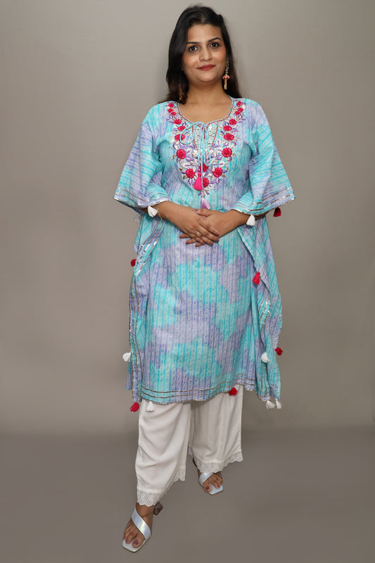 Skyblue Gotta Work Kaftan Set #1520