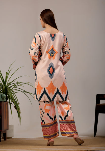 Soft Peach Turkish Co - Ord Set #1938