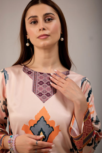 Soft Peach Turkish Co - Ord Set #1938