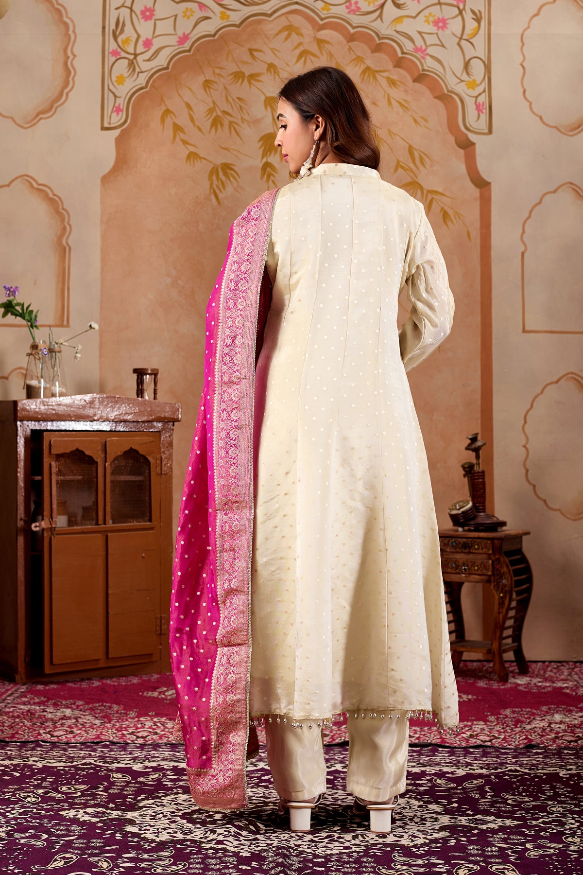 Off White Pink Tissue Shimmer #1932