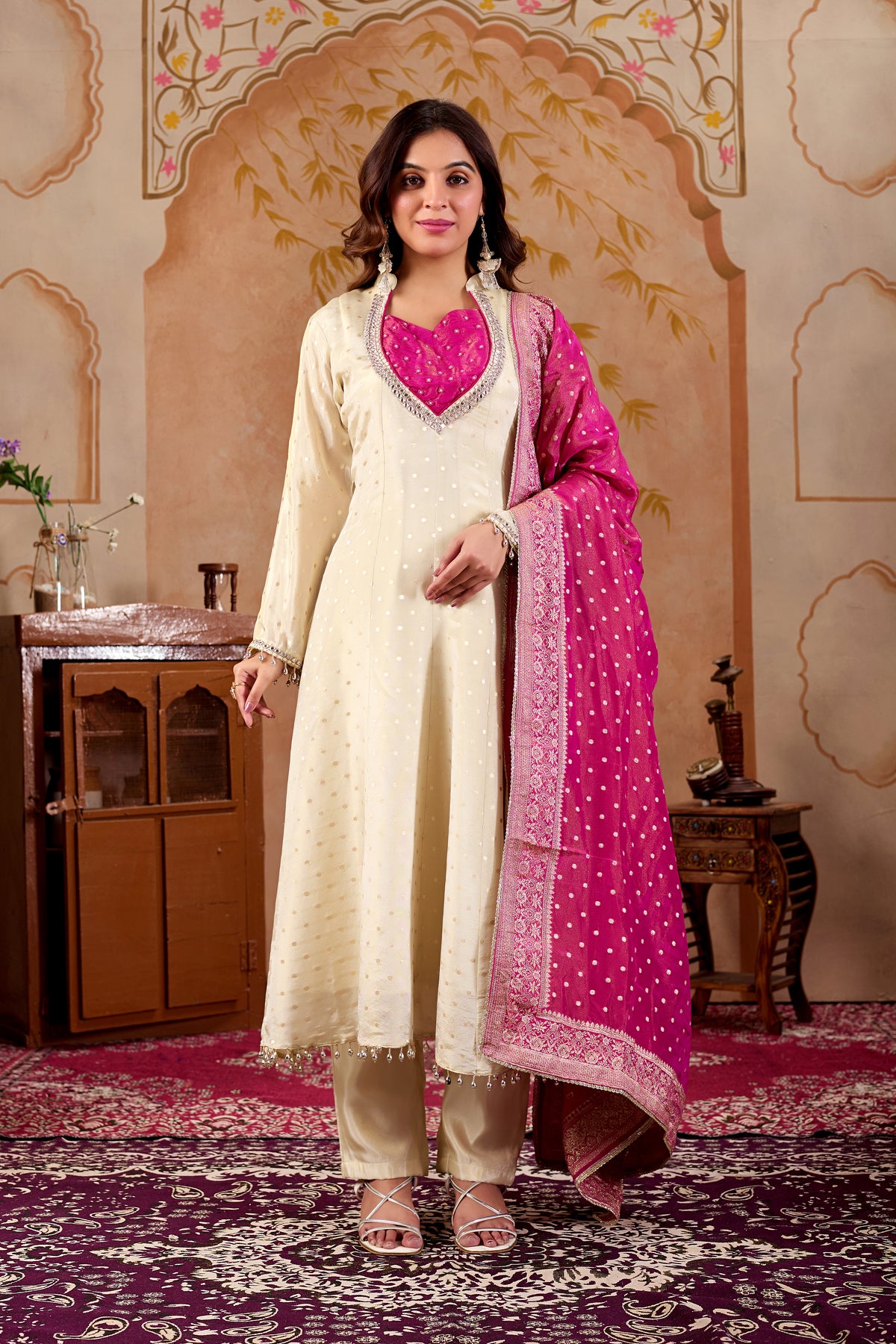 Off White Pink Tissue Shimmer #1932
