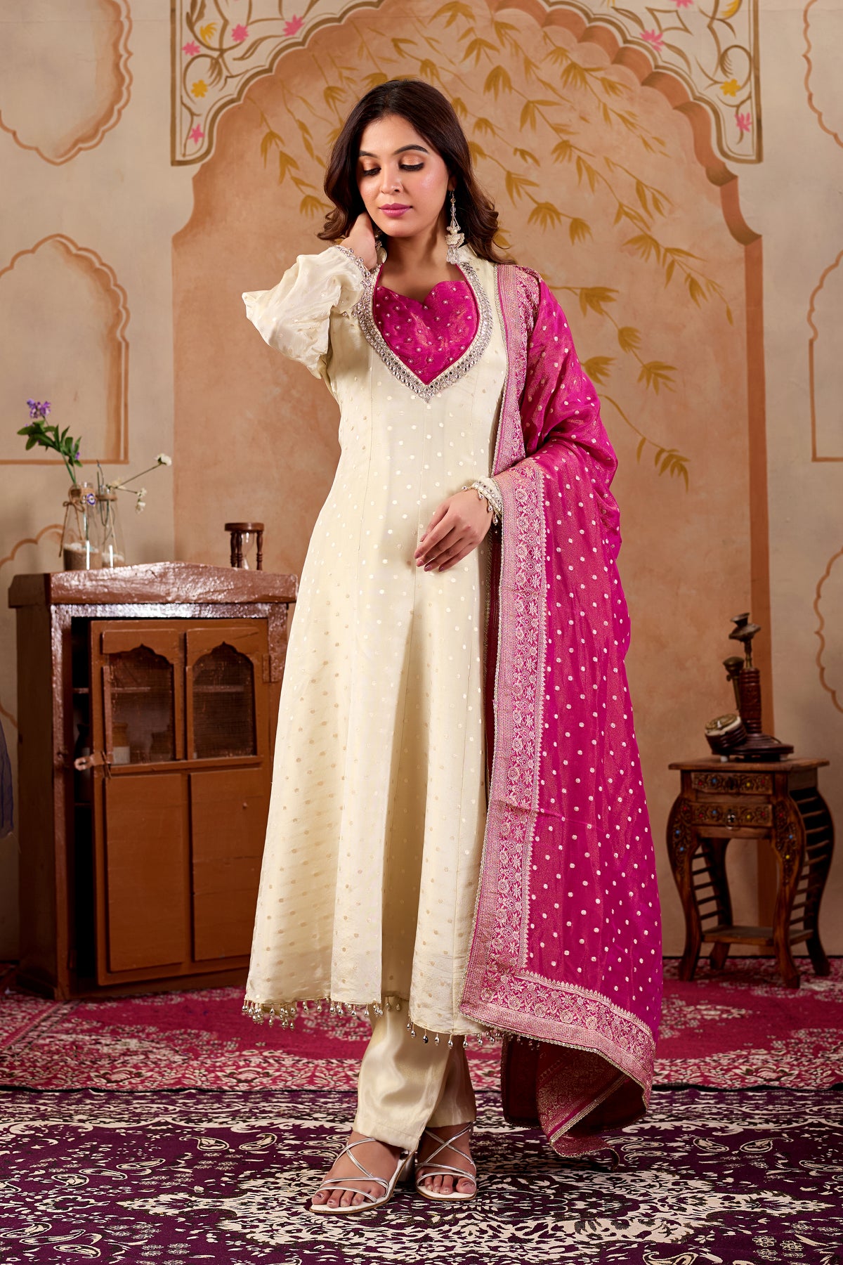 Off White Pink Tissue Shimmer #1932