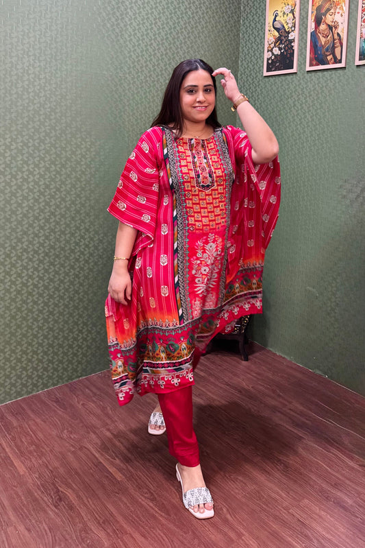 Pure Crepe Kaftan Set  #1778